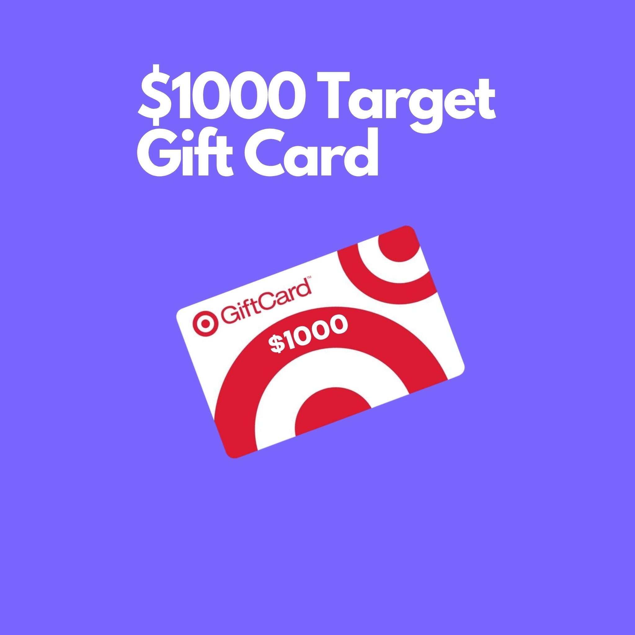 $1000 Target Gift Card